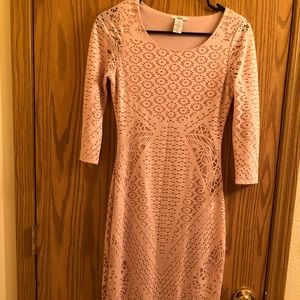 Bar III Pastel Pink Dress
